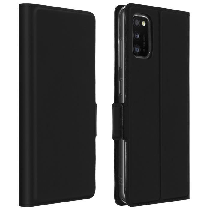 Housse Samsung Galaxy A41 Étui Folio Porte-carte Support Vidéo Dux Ducis noir Noir