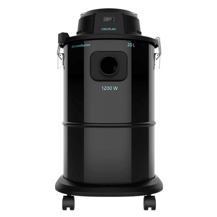 Cecotec Aspirateur à cendre Conga Popstar 12200 Ash. 1200 W, Aluminium, Tube d’aspiration avec revêtement métallique, Réservoir 20 L