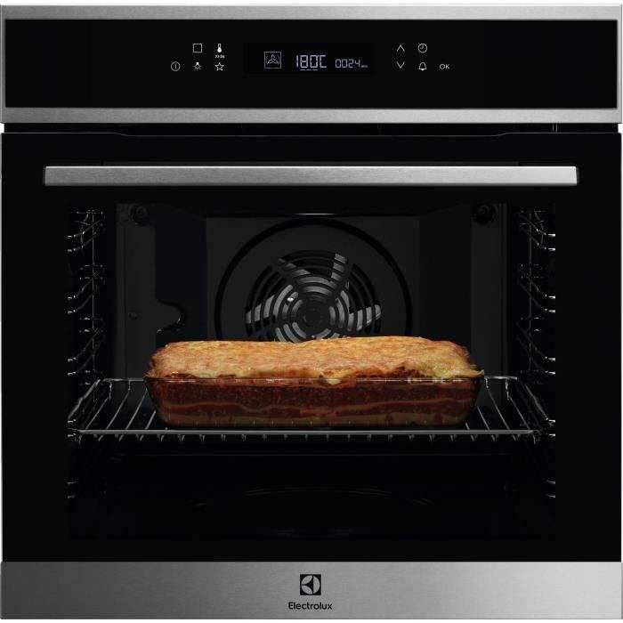 Four SurroundCook® ELECTROLUX - EOF7P00X0 - Chaleur tournante pulsée - 72L - Pyrolyse - A+ - Inox