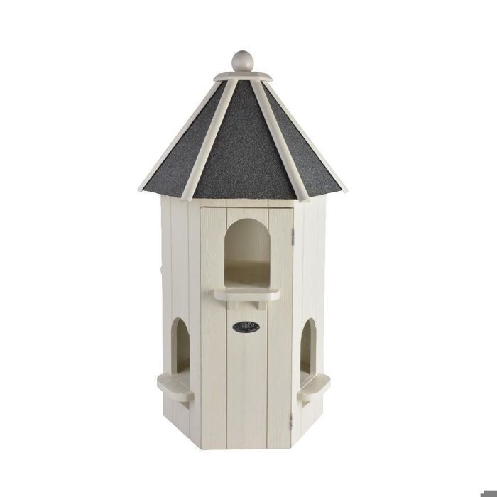 Pigeonnier blanc pigeons domestiques