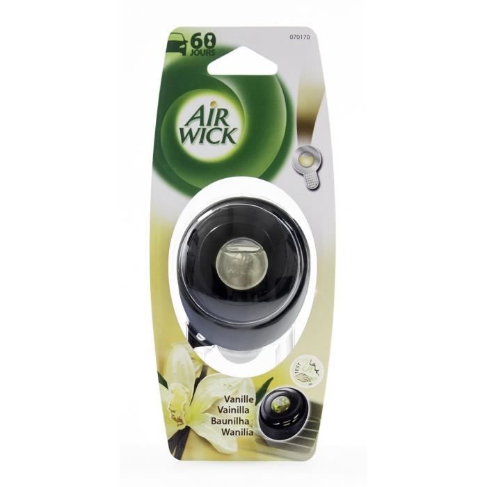 AIR WICK Désodorisant Diffuseur Membrane d'Aérateur Vanille