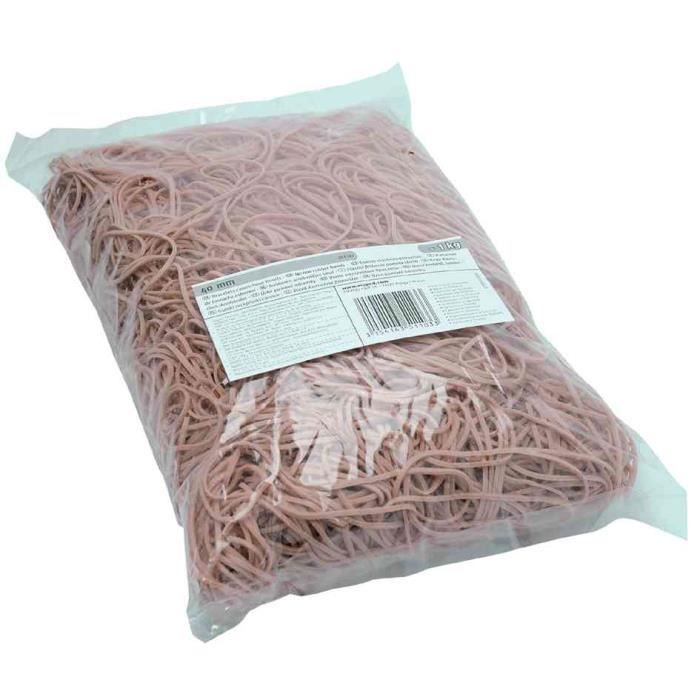 Bracelets caoutchouc 200 x 1,5 mm Sachet de1 Kg