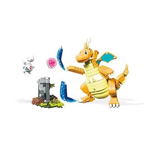 Mega Construx Pokemon Combat Dracolosse contre Togetic, jeu de construction, 488 pièces, pour enfant dès 8 ans, FVK75 FVK75