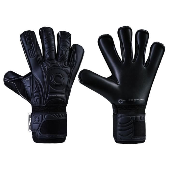 Gants de gardien Elite Sport Black Solo - noir - 8
