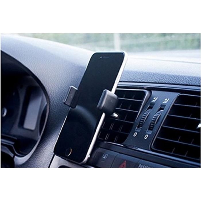 Support grille ventilation attache grille voiture téléphone Iphone X /10