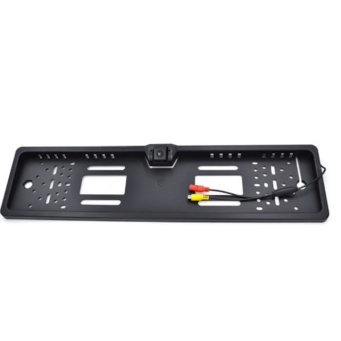 Cadre européen plaque d'immatriculation cadre caméra de recul caméra de recul de voiture caméra de recul avec 4 lumières LED