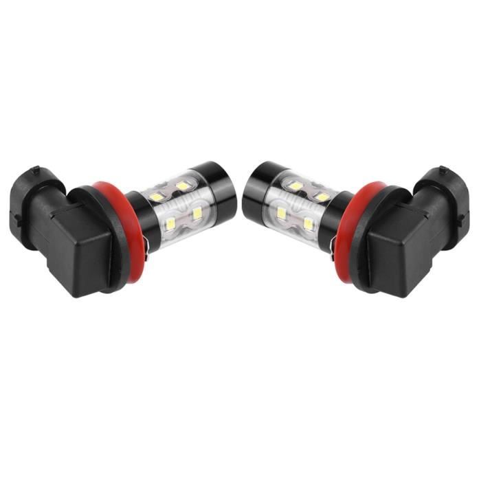TMISHION Ampoule LED H11 2 pcs H8 H11 12V-24V 50W Voiture Haute Puissance Brouillard LED Brouillard Ampoules De Jour