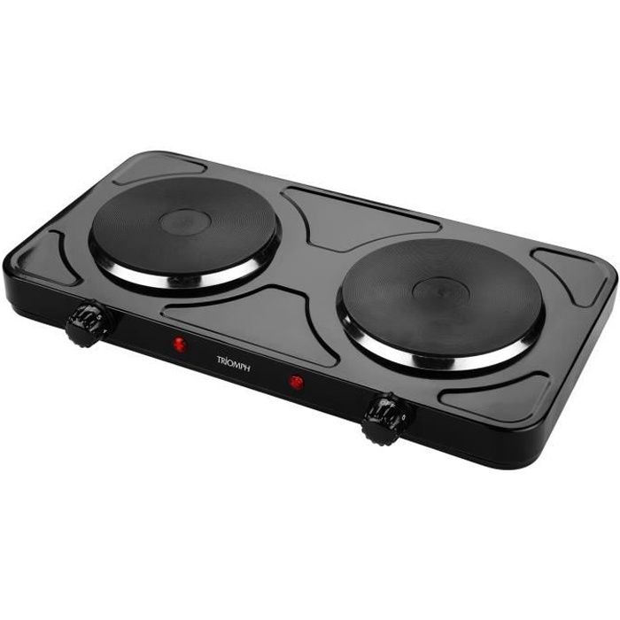 Plaque de cuisson 2 feux 2000W - Triomph ETF1523