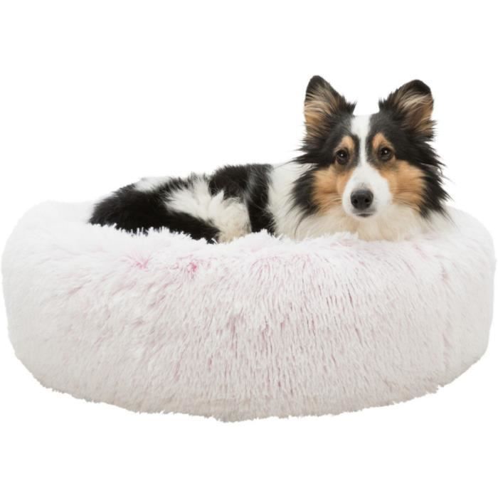 Lit Harvey rond couleur blanc-rose ø 50 cm. pour chat et petit chien .-Trixie 50,000000 Blanc