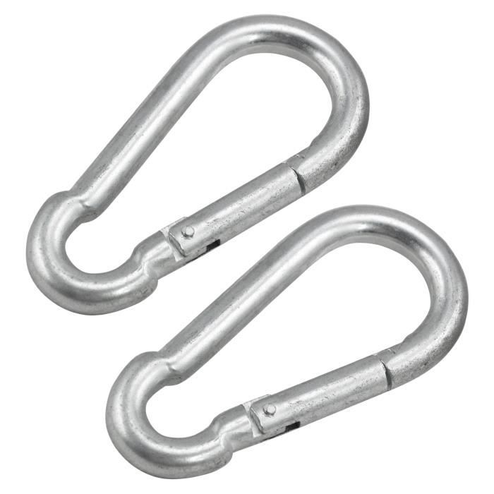 TRIXES grandes 100mm Steel mousqueton fermoirs x 2