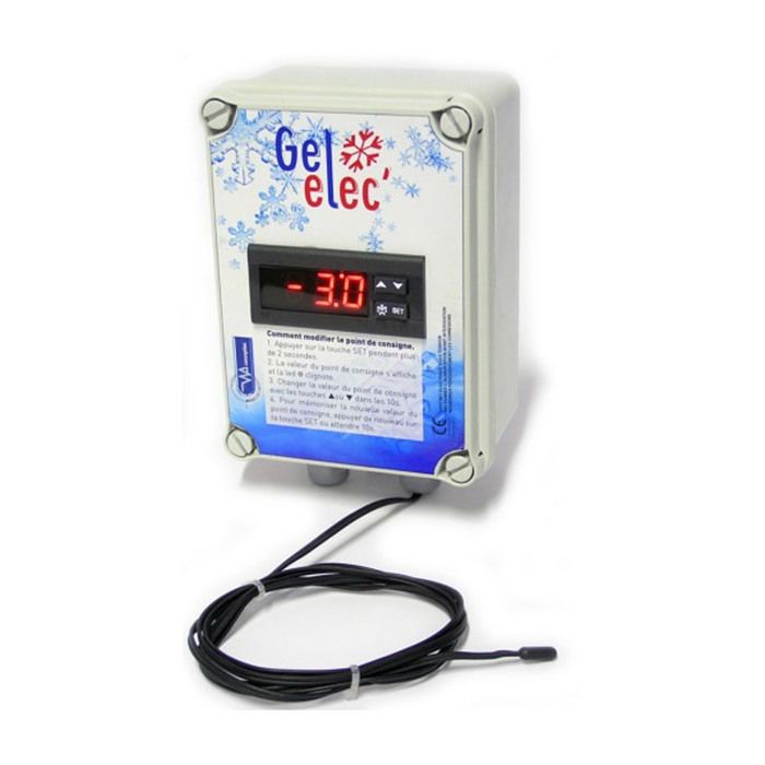 Coffret hors gel pour piscine