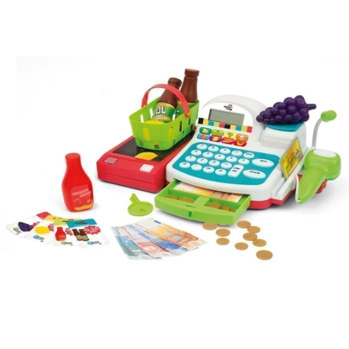 Jouet de caisse enregistreuse de supermarché pour enfants, jouet de jeu de rôle Jouet de caisse enregistreuse de supermarché pour enfants, jouet de jeu de rôle