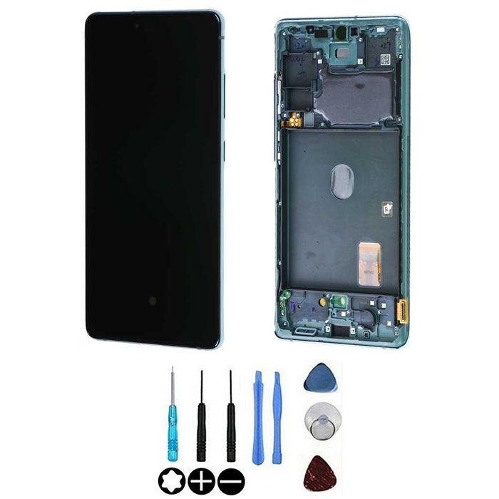 Écran LCD et vitre tactile SAMSUNG Galaxy S20 FE 5G G781B Originale Assemblés sur châssis