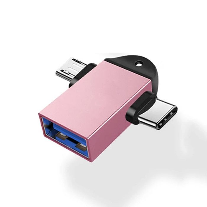 Câble OTG USB C Subtel - Adaptateur On-The-Go Type C Vers USB A - Pour Smartphones Et Tablettes
