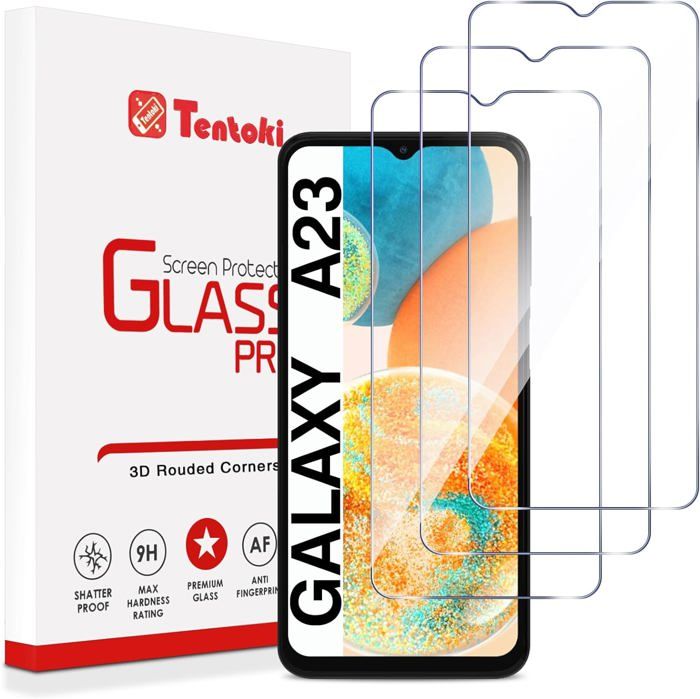 3 Films Protections Écran Verre Trempé 9H - Pour Logicom Aero 6,5 Pouces - Ultra Transparent, Anti-Traces, Installation Sans Bulles