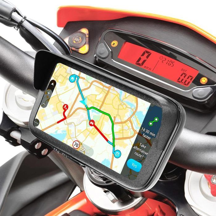 Porte-étui étanche Givi Pour Smartphone Sur Poignée Moto - Compatible IPhone 5S/SE