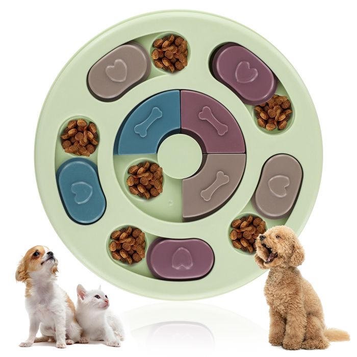 Comparer les prix de Jouet educatif pour Chien, Jeu Intelligence Chien Jouet Interactif, Mangeoire pour Chien, Jouet de Chien de Bol de mangeoire Lente