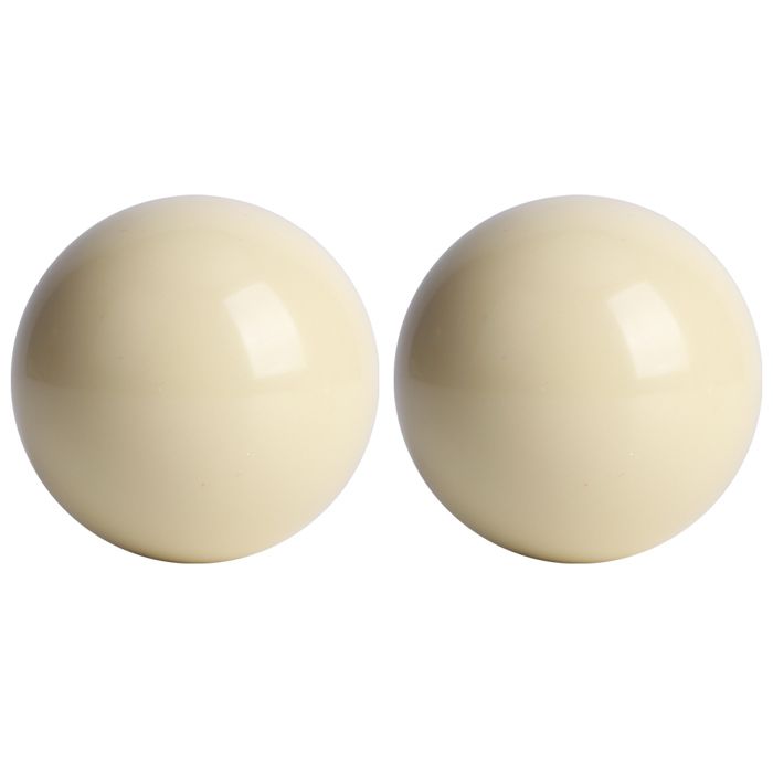 Boule De Billard Blanche 57,2 Mm – Point Rouge, Résine Résistante – Précision Et Durabilité – Pour Compétition Ou Entraînement