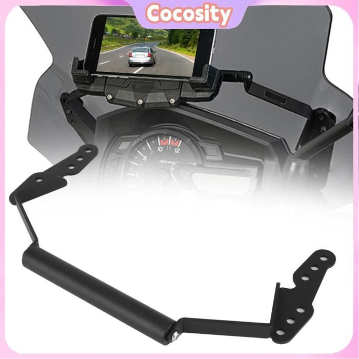 Cocosity Motage GPS de moto Support de Moto pour Téléphone Portable en Aluminium GPS Support de Pare-brise deco porte-telecommande