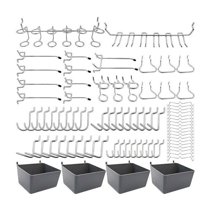étagères Pour Panneaux Perforés Lot De 6 Panneaux Perforés En étal Avec