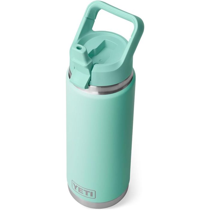 Bouteille YETI Rambler C avec paille Acier inoxydable 26 oz Seafoam