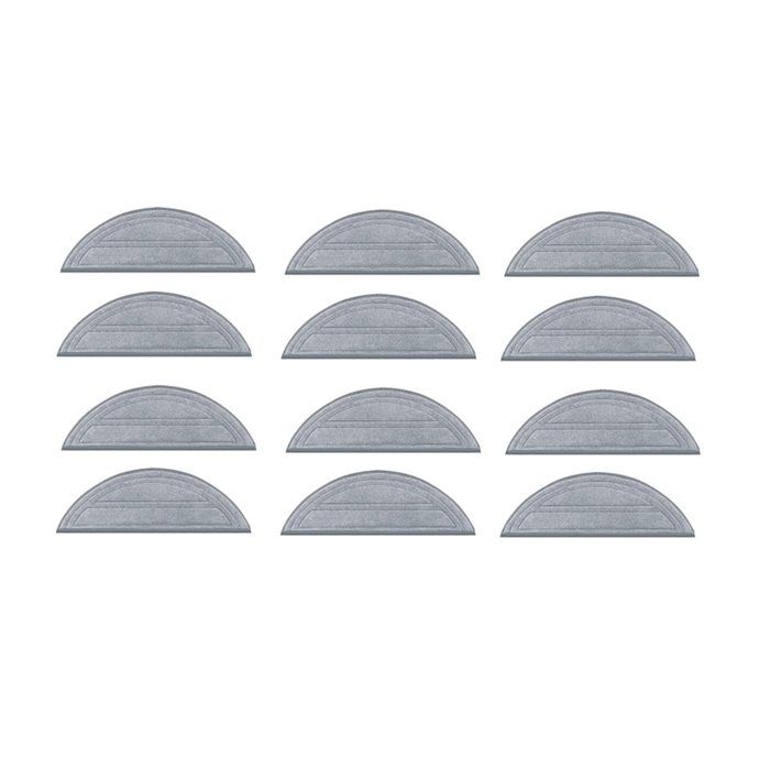 Lot de 12 Chiffons de Nettoyage pour Aspirateur pour Roborock Q10 S5/Q10 S5+/Q10 VF/Q10V/Q10V+ - Accessoires et Lingettes de Rechang