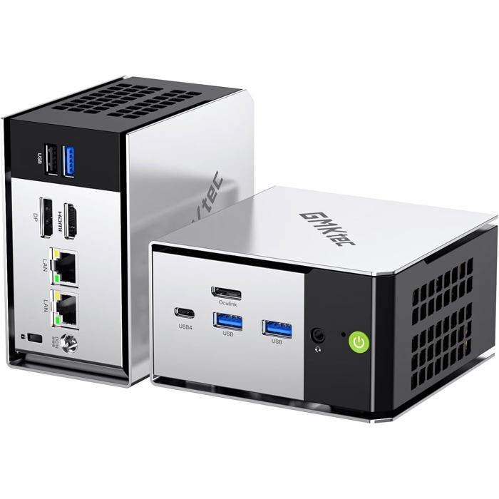 Mini PC GMKtec M8 AMD Ryzen 5 PRO 6650H - 16GB LPDDR5 512GB SSD Dual 2.5GbE USB4