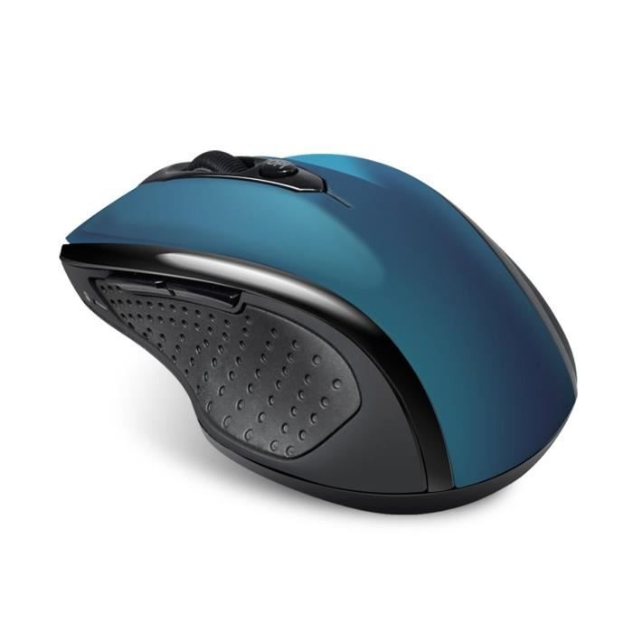 ADVANCE Souris Shape 6D S-6D-BL – Filaire – Optique – 6 Boutons – 1000 DPI – PC / Mac – Bleu