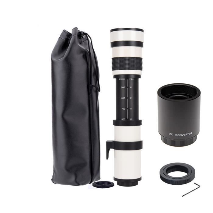 Hersmay Téléobjectif Zoom 420-800mm F/8.3-16 Pour Pentax K - Super Téléobjectif Manuel