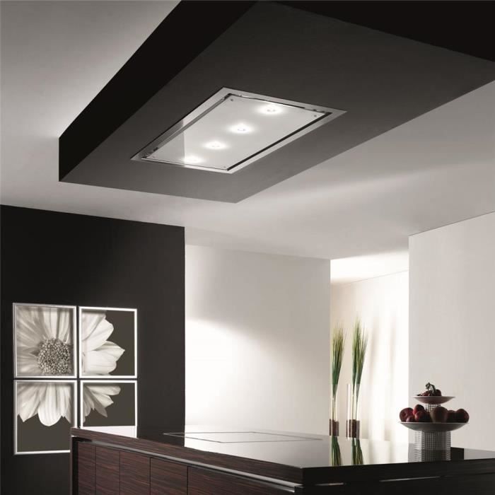 Hotte Cuisine Airone Encastrable Jupiter En Verre 900 Mm Cuisissimo Achat Vente Hotte Cdiscount