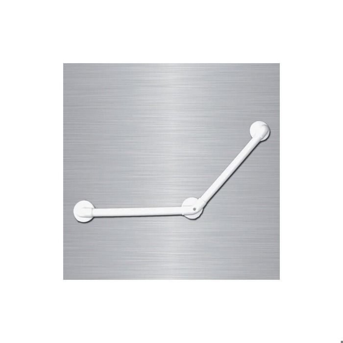 Barre d'appui coudée 135° 300 x 300 mm blanc AKW 11905WH