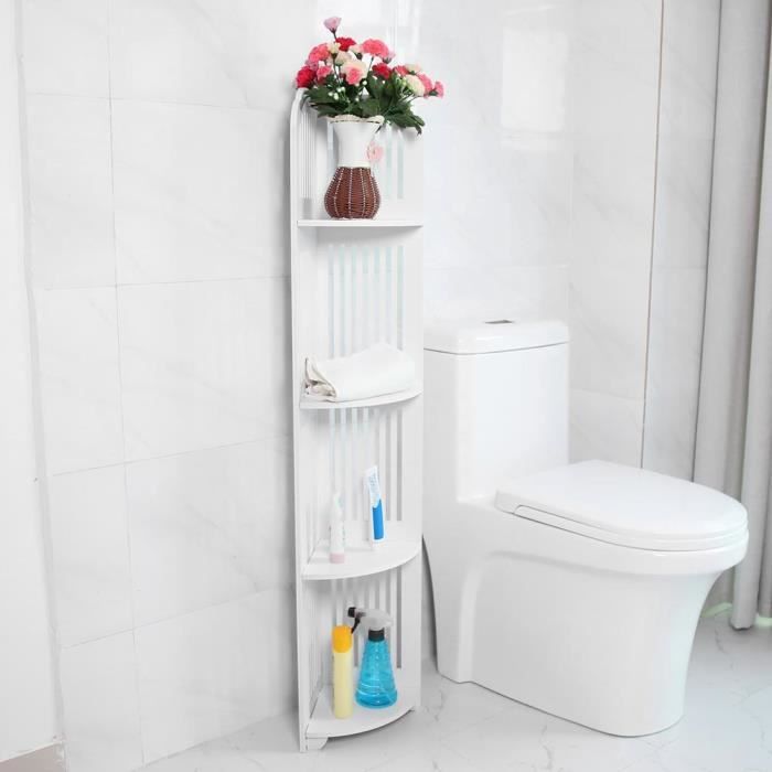 Fihero 4 Niveaux Etagere D Angle De Rangement Pour Chambre De
