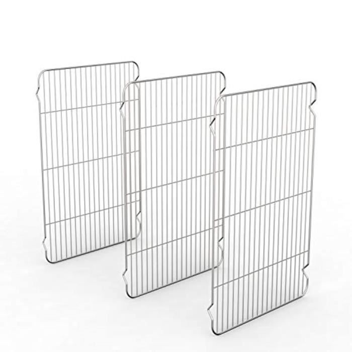 2 Grilles De Refroidissement Rondes Inox 304 - 19 Cm - Pour Four, Cuisson Vapeur, Refroidissement (passent Au Lave-vaisselle)