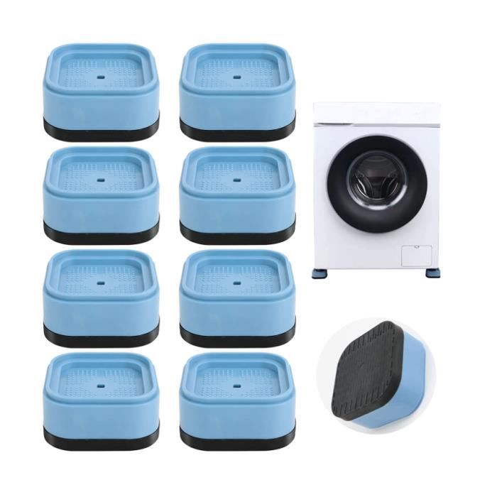 8 Pièces Tapis Antivibration pour Machine à Laver,Patin Anti Vibration Lave Linge Universel