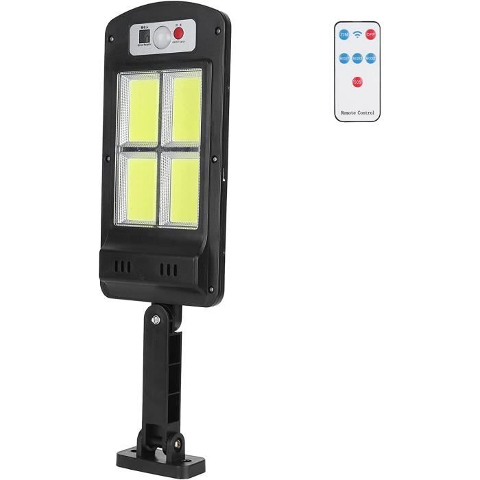 Réverbère Solaire extérieur 4 LED avec réflecteur de lumières et 3