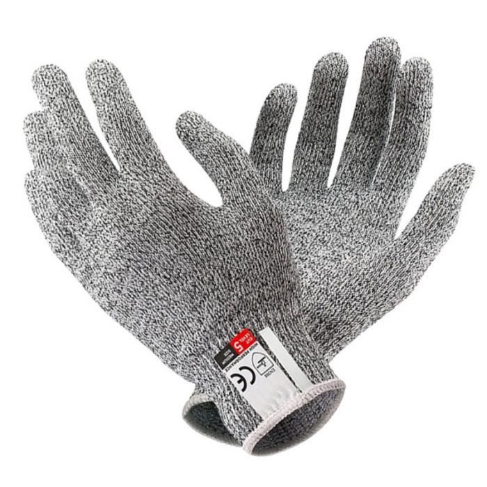 GRIS - XL - Gants de sécurité pour écaillage d'huîtres, gants de jardinage,  fil métallique, coupe-vert, degré - Cdiscount Sport