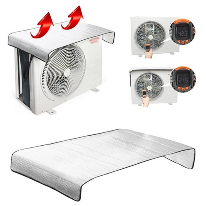 Housse isolante pour congélateur - Feuille d'aluminium - Protection solaire pour congélateur et réfrigérateur
