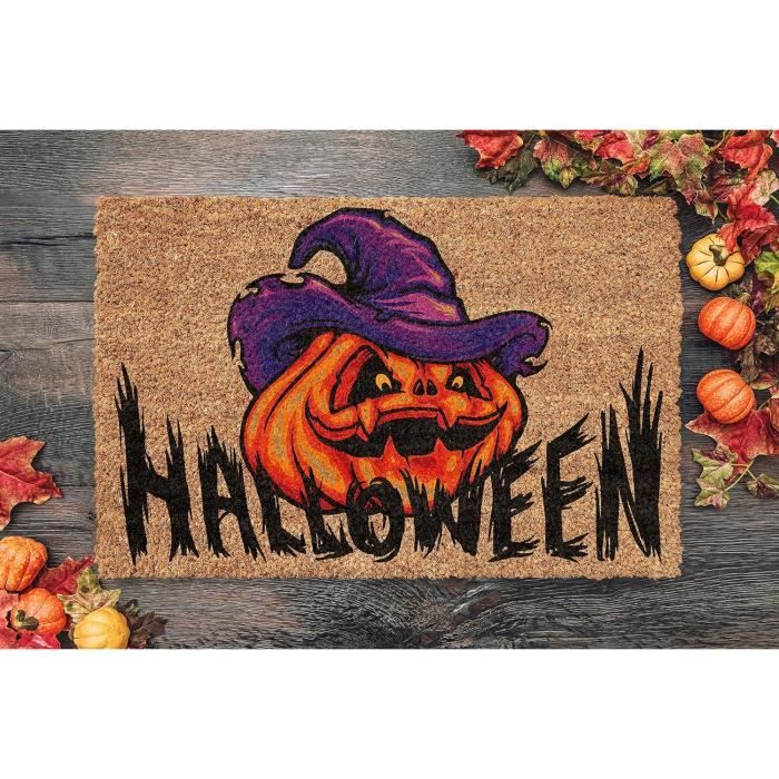 Tapis D'entrée Halloween - Motif Clown Des égouts - Antidérapant Doux - 40x60 Cm - 4
