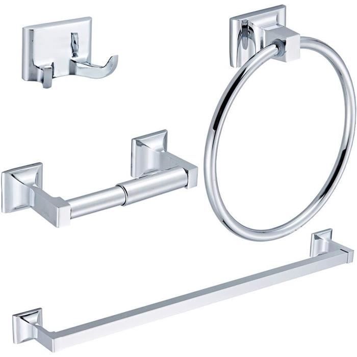 Accessoires De Salle De Bains Porte-serviettes étagère Porte-papier