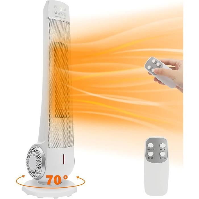 Progrès-220V Electrique Chauffage Céramique PTC Branlant Radiateur Chauffe-salle de bain Bureau