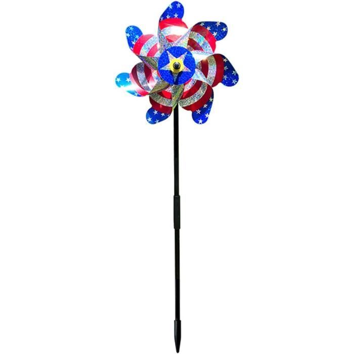 Moulins à Vent Répulsifs Anti-oiseaux - Lot De 6 - Réfléchissants Argentés - Pour Jardin, Verger, Balcon