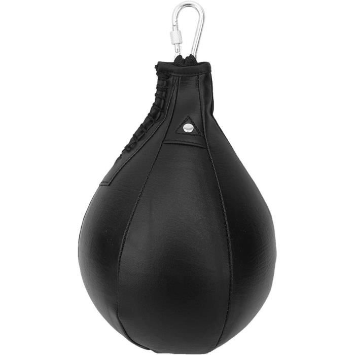 Yuecoom Sac De Boxe Speed Bag Cuir Avec Pivot - Sac Vitesse Punching Ball Suspendu