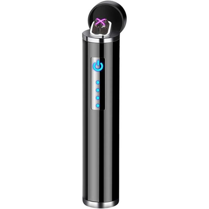 Briquet Usb Transparent, Briquet Coupe-Vent Sans Flamme Rechargeable