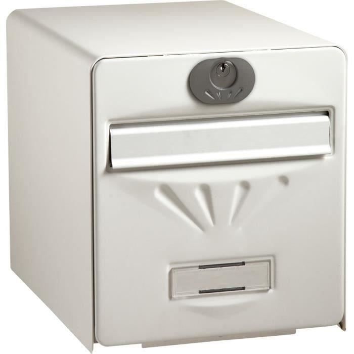 Burg Wachter Boite Aux Lettres Balneaire En Acier Galvanise Porte Arriere Vitree Blanc Achat Vente Boite Aux Lettres Boite Aux Lettres 516 Bl Pv Cdiscount