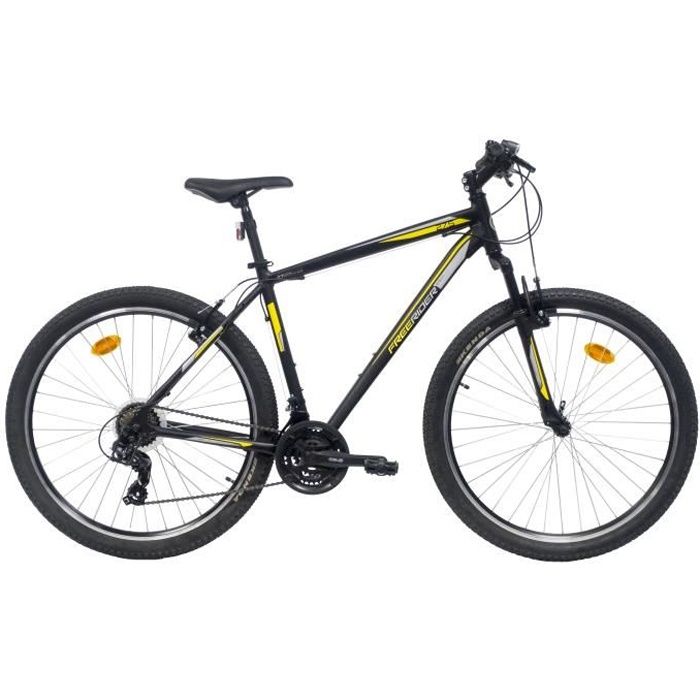 Vélo VTT 27,5'' Femme - Cadre Aluminium - Fourche Télescopique - Double  Freins à Disques - 21 Vitesses Shimano - Cdiscount Sport