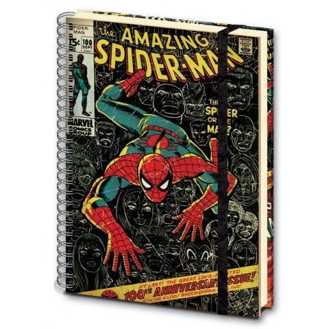 SPIDERMAN - Marvel Retro - Cahier à spirale A4 … - Cdiscount Beaux