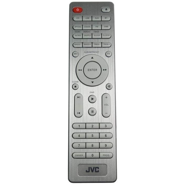 Télécommande HiFi JVC RM-SRDD80 D'Origine