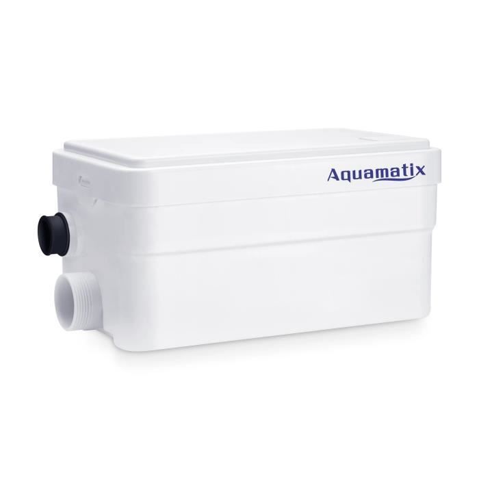 Pompe de relevage sanitaire - Aquamatix Dusch - Blanc -