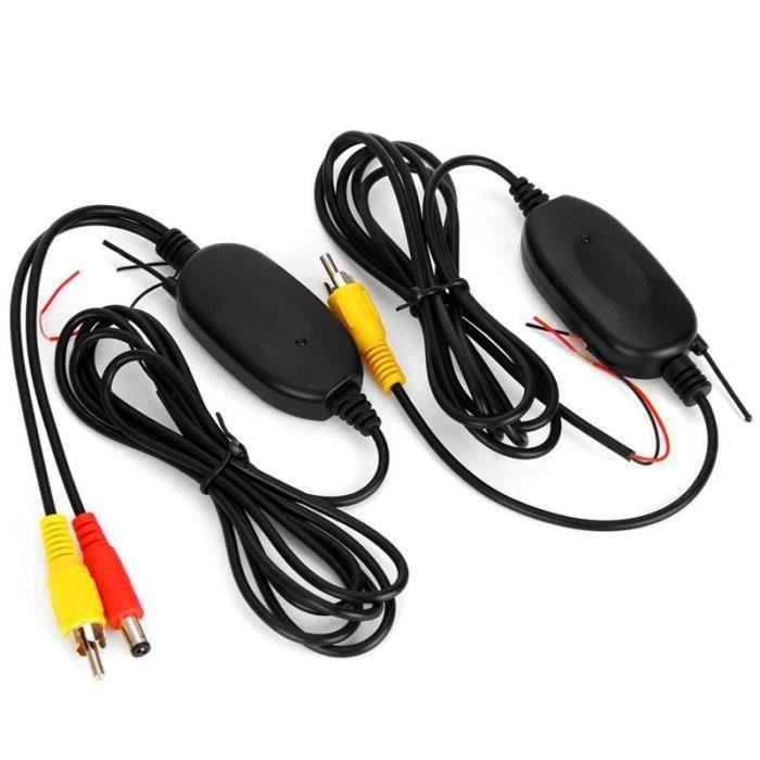 MagiDeal Câble Dextension Vidéo Pour Caméra de Recul Véhicule Audio Vidéo 4 pin Aviation Noir #20m 