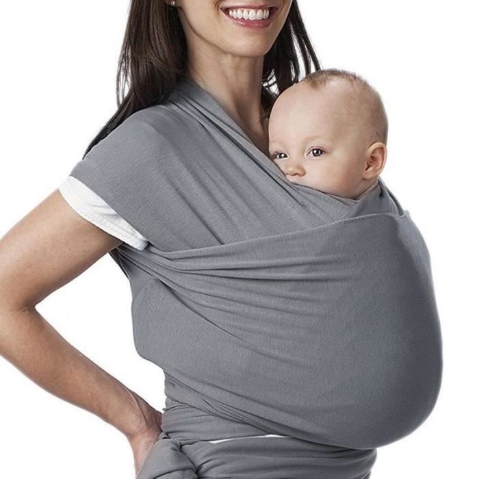 Echarpe de Portage Bébé, Newlemo Porte Bébé - en Tissu Doux et Extensible  (Doux et Confortable), Sling Porte Bébé Adapté aux Nouveau - Cdiscount  Puériculture & Eveil bébé